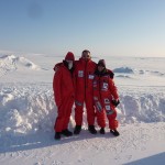 This photo is of team Polar Slugs - Rob, Lucy and I on our first day in Resolute Bay!