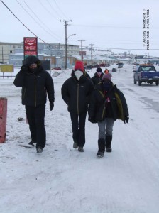 Walking in Iqaluit