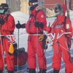 At the start line