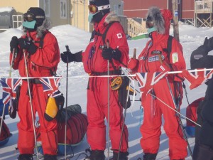 At the start line