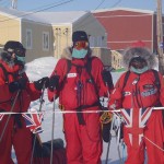 At the start line