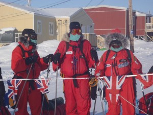 At the start line